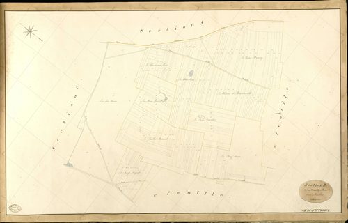 Quittebeuf. Section B _ de la Mare Quevillette _ 2e de 3 Feuilles