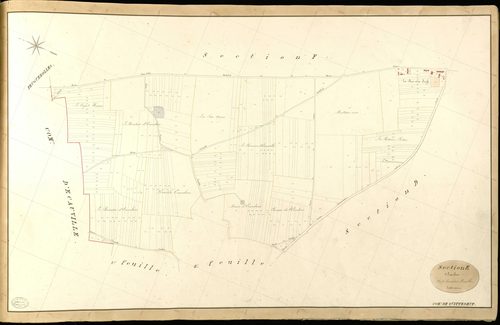 Quittebeuf. Section E _ d'Ecambose _ 3e et dernière Feuille