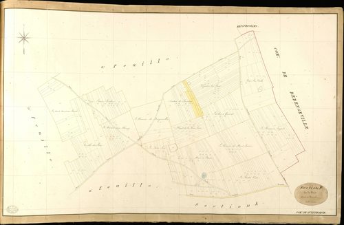 Quittebeuf. Section F _ des Six Fosses _ 3e de 5 Feuilles