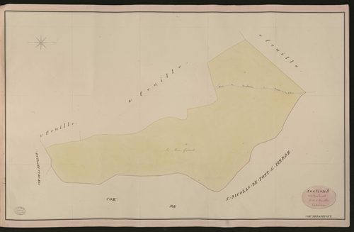Radepont. Section B _ de la Mare Guérard _ 3e de 5 Feuilles