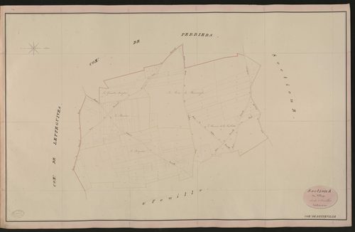 Renneville. Section A _ du Village _ 1re de 2 Feuilles