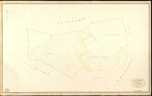 Roman. Section B _ de la heullière _ 1re de 2 Feuilles