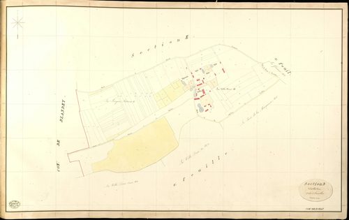 Roman. Section D _ de la Ville-Dieu _ 1re de 3 Feuilles