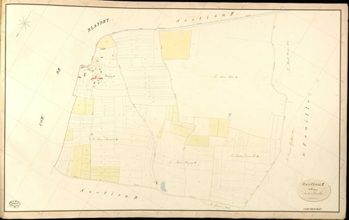 Roman. Section E _ de Chagny _ 1re de 2 Feuilles