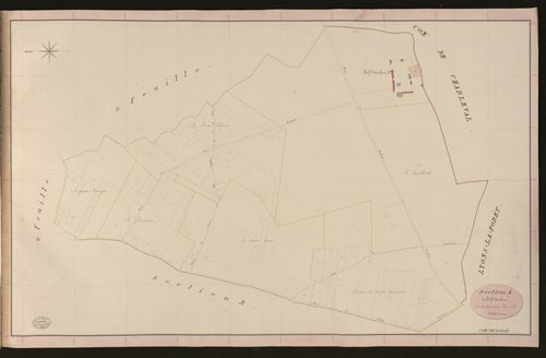 Rosay-sur-Lieure. Section A _ du Val Amelot _ 4e et dernière Feuille