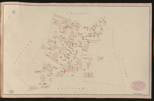 Rosay-sur-Lieure. Section B _ de la Ferme du Chêne Varin _ 2e et dernière Feuille