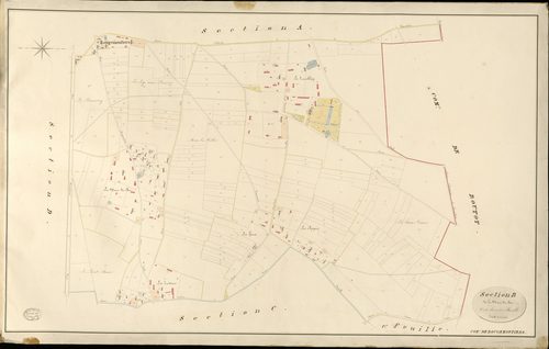 Rougemontiers. Section B _ de la mare du Boc _ 2e et dernière Feuille
