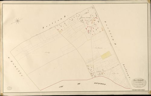 Rougemontiers. Section D _ de la Meslière _ 1re de 2 Feuilles