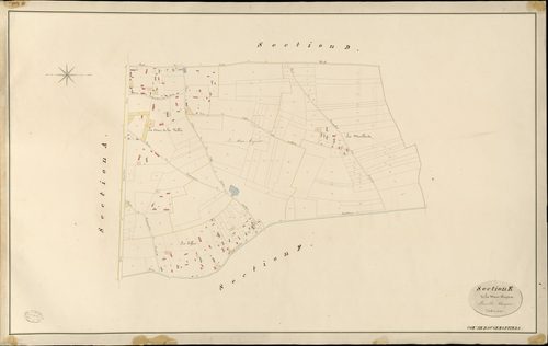 Rougemontiers. Section E _ de la Mare Auzoux _ Feuille Unique