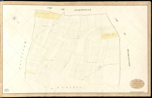 Sacquenville. Section C _ de la mare du Mesnil _ 1re de 2 Feuilles