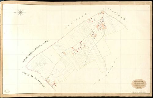 Sacquenville. Section C _ de la mare du Mesnil _ 2e et dernière Feuille
