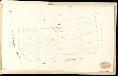 Sacquenville. Section E _ de Brottemare _ 2e et dernière Feuille
