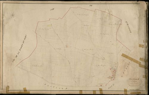 Saint-André-de-l'Eure. Section A _ des Parlondines _ 1re de 3 Feuilles
