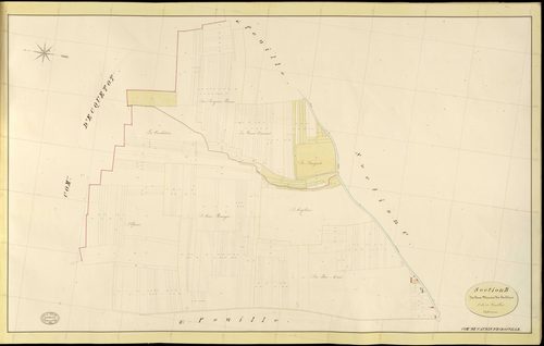 Saint-Aubin-d'Ecrosville. Section B _ des deux Mares et des Caudières _ 2e de 4 Feuilles