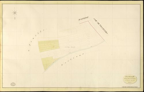 Saint-Aubin-d'Ecrosville. Section B _ des deux Mares et des Caudières _ 4e et dernière Feuille