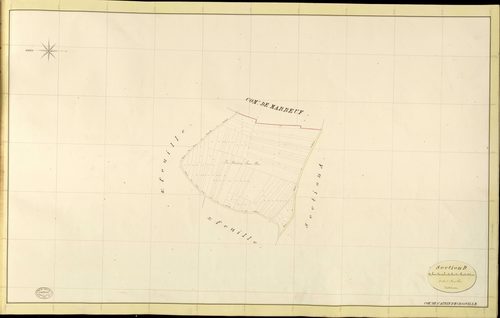 Saint-Aubin-d'Ecrosville. Section D _ du Bout du Val et du Bois du Puits Méret _ 1re de 5 Feuilles
