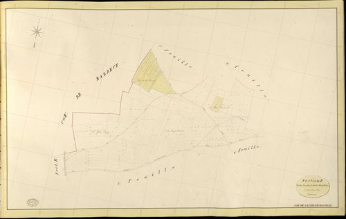 Saint-Aubin-d'Ecrosville. Section D _ du Bout du Val et du Bois du Puits Méret _ 2e de 5 Feuilles