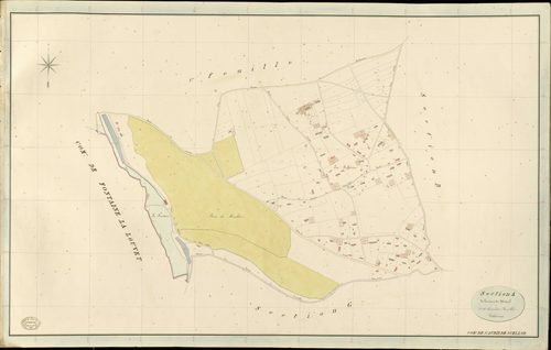 Saint-Aubin-de-Scellon. Section A _ de la terre du Mesnil _ 2e et dernière Feuille