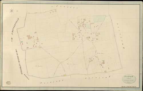 Saint-Aubin-de-Scellon. Section D _ du Breuil _ 2e et dernière Feuille