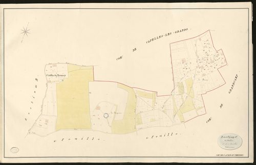 Saint-Aubin-du-Thenney. Section C _ du Catelier _ 1re de 3 Feuilles