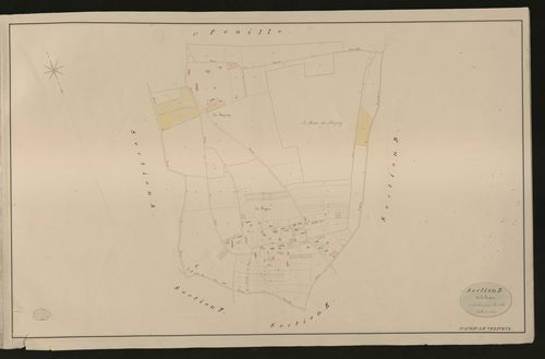 Saint-Aubin-le-Vertueux. Section B _ de la Fagère _ 2e et dernière Feuille