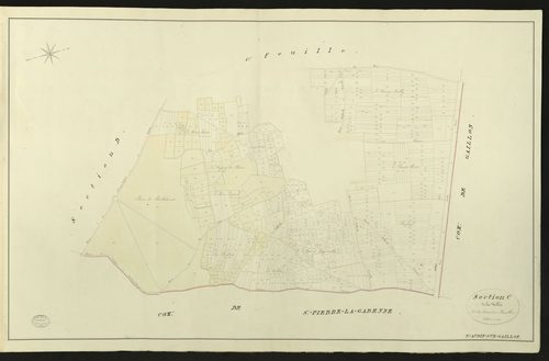 Saint-Aubin-sur-Gaillon. Section C _ de la Valée _ 2e et dernière Feuille