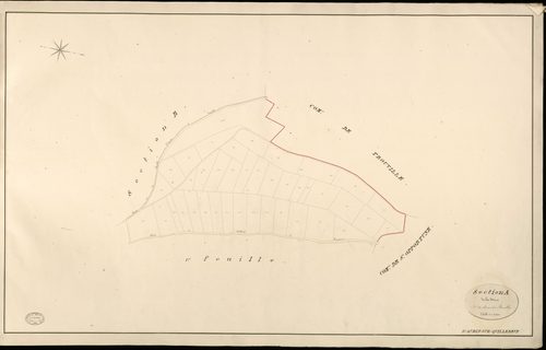 Saint-Aubin sur Quillebeuf. Section A _ de la mare _ 2e et dernière Feuille