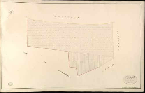 Saint-Aubin sur Quillebeuf. Section E _ des bas Dos _ 2e de 3 Feuilles