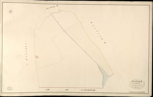 Saint-Aubin sur Quillebeuf. Section E _ des bas Dos _ 3e et dernière Feuille