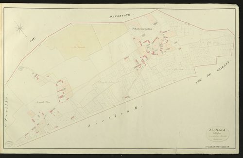Sainte-Barbe-sur-Gaillon. Section A _ de l'Eglise _ 2e et dernière Feuille