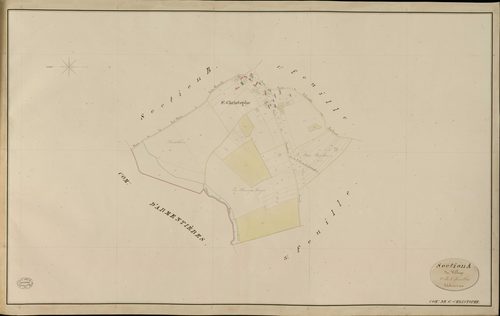 Saint-Christophe-sur-Avre. Section A _ du Village _ 2e de 3 Feuilles