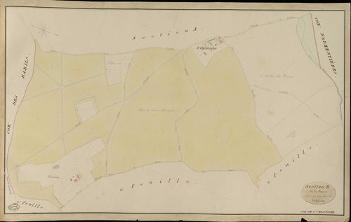 Saint-Christophe-sur-Avre. Section B _ de la Rayrie _ 4e et dernière Feuille