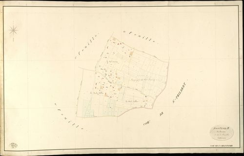 Saint-Christophe-sur-Condé. Section B _ du Buisson _ 3e de 4 Feuilles