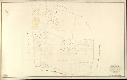 Saint-Christophe-sur-Condé. Section B _ du Buisson _ 4e et dernière Feuille