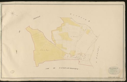 Saint-Clair-d'Arcey. Section A _ de la Buissonière _ 1re de 2 Feuilles