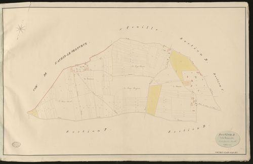 Saint-Clair-d'Arcey. Section A _ de la Buissonière _ 2e et dernière Feuille