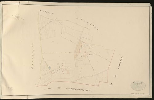 Saint-Clair-d'Arcey. Section F _ de la Blardière _ 1re de 2 Feuilles