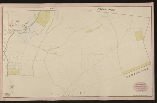Saint-Denis-le-Ferment. Section B _ de Launay et de la Grode _ 1re de 2 Feuilles