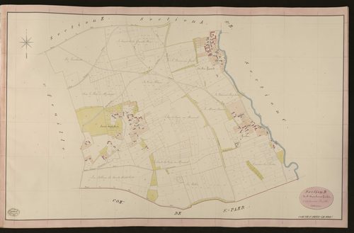 Saint-Denis-le-Ferment. Section D _ de Ste Austreberte et Gruchet _ 2e et dernière Feuille