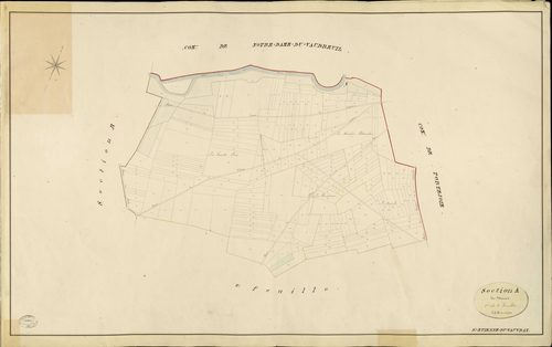 Saint-Etienne-du-Vauvray. Section A _ du Marais _ 1re de 2 Feuilles