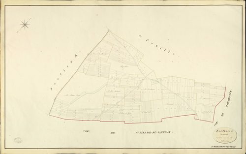 Saint-Etienne-du-Vauvray. Section A _ du Marais _ 2e et dernière Feuille