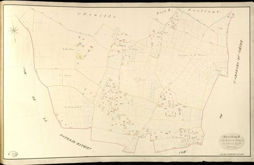 Saint-Etienne-l'Allier. Section D _ de la Varenne et du Bois Carme _ 2e et dernière Feuille