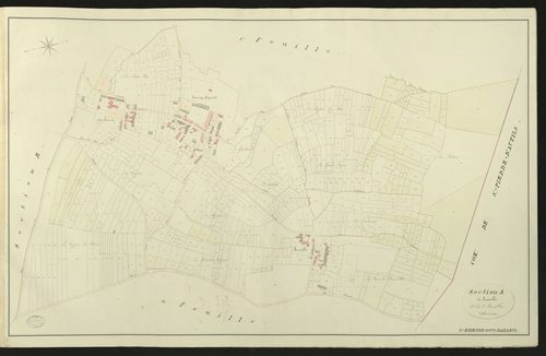 Saint-Etienne-sous-Bailleul. Section A _ de Launay-Caguert _ 2e de 3 Feuilles