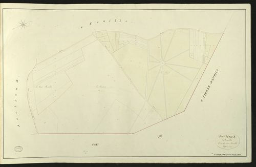 Saint-Etienne-sous-Bailleul. Section A _ de Launay-Caguert _ 3e et dernière Feuille