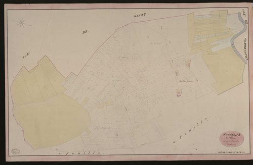 Sainte-Geneviève-lès-Gasny. Section A _ du Village _ 3e de 6 Feuilles