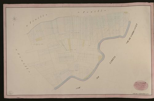 Sainte-Geneviève-lès-Gasny. Section B _ de la haute Roquette _ 4e de 5 Feuilles