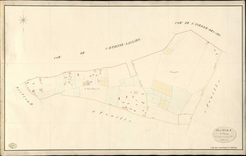 Saint-Georges-du-Vièvre. Section A _ de L'Epinay _ 3e et dernière Feuille