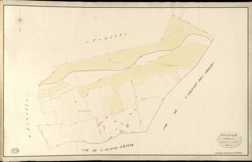 Saint-Georges-du-Vièvre. Section D _ de la Côte Maridor _ 3e et dernière Feuille