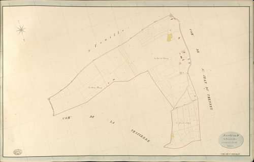 Saint-Germain-la-Campagne. Section D _ des Bruyères du Gibet _ 3e et dernière Feuille