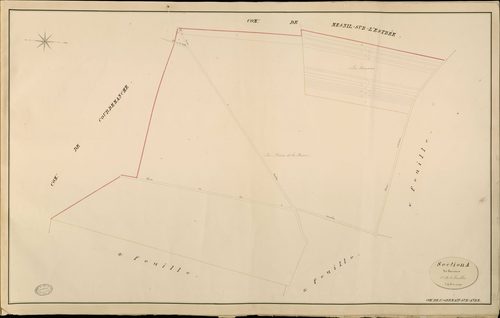 Saint-Germain-sur-Avre. Section A _ des Coursons _ 1re de 4 Feuilles